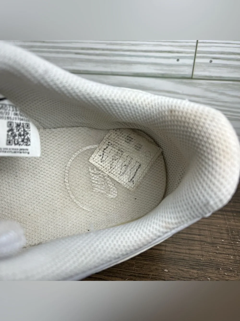 Nike Court Vision Alta Women’s Triple White Shoes - Women’s Size 8.5 - Picture 8 of 10